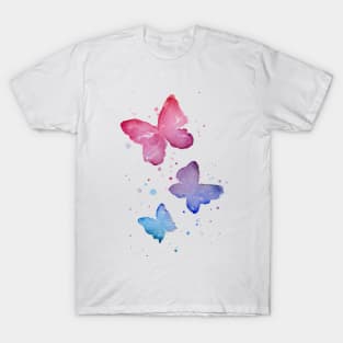 Watercolor Butterflies T-Shirt